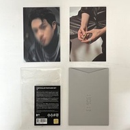 bts jin 2022 exhibition proof postcard