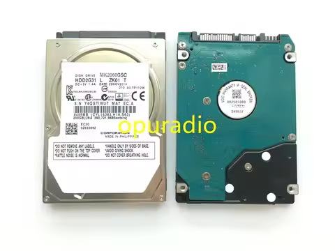 Original Disk drive MK2060GSC HDD2G31 Y ZL01 DC+5V 1.4A 200GB For BMW Car radio HDD navigation syste