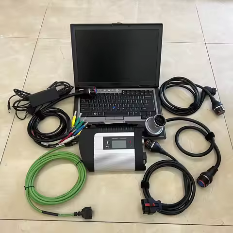 MB Star C4 SD Connect Wifi Auto Diagnostic Tools D630 Laptop(no battery) 512g SSD Newest X DTS Monac