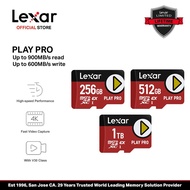 Lexar Play Pro 256GB/512GB/1TB MicroSDXC Up to 900MB/s Read & 600MB/s Write Memory Card