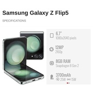 Used Samsung Galaxy Z Flip 5 5G (8GB+256GB/512GB) || Original Samsung Malaysia