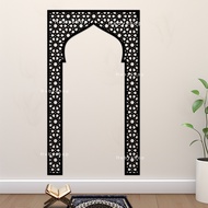 KAYU Wall decoration Calligraphy Mihrab Prayer Room Material Wood Plywood Laser Cutting