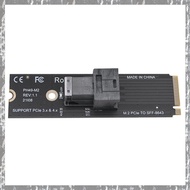 [yinahiut002.ph] M.2 NVME Mkey PCIeX4 to SFF8643 M.2 NVME to U.2 Converter Card Expansion Adapter Bo