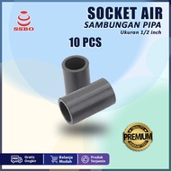 Sambungan Pipa 1/2 inch Pipa Saluran Air Anti Bocor Per 10 pcs Termurah COD