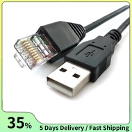 USB To RJ50 Console Cable AP9827 for  Smart UPS 940-0127B 940-127C 940-0127E with Molded Strain Reli