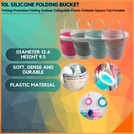 Ready Stocks!! Collapsible Pail Foldable Pail Foldable Bucket Water Bucket 3L 5L 10L Portable Lightw