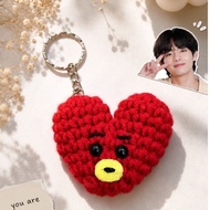 Amigurumi bt21 lightstick keychain