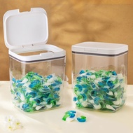 Laundry powder storage box, household fragrance beads storage container, laundry detergent canister,