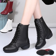 Dance Shoes Woman Winter Fur Snow Boots Ankle High Top Autumn Sport Shoes Female Latin Dancing Boots Modern Tango Ballroom Dance-Shoes Professional Soft Dancing Shoes
