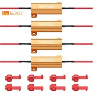 For Led Load Resistor Kit-4Pcs 50W 6ohm Load Resistors for LED Turn Signals-Fix for LED Bulb Flash