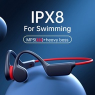 X7 32G Bone Conduction Earphones Bluetooth Wireless IPX8 Waterproof MP3 Player Hifi Ear-hook Headphone With Mic Headset For Swimming