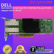Dell Intel X710-da2 Dual Port 10GB Sfp Pcie Low Profile Adapter DP/N : 5N7Y5