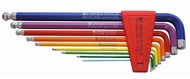 PB Swiss Tools PB 212LH-10 RB Ballend Hex Set Long Rainbow Rainbow Metric Hex Key (Allen Wrench) PB2