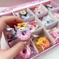 Cartoon Donut Eraser Cute Cartoon Style Kindergarten Children Students Small Gifts Rewards Stationer