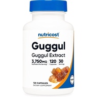 Nutricost Guggul Extract Supplement (3750 mg Equivalent) 120 Capsules - 30 Servings