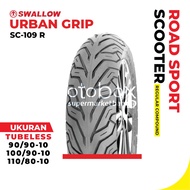 Outer Tire Swallow SC-109 R Urban Grip Size 90/90 100/90 110/80 Ring 10 Tubeless Vespa Motorcycle Tire