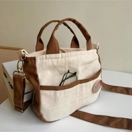 FREE PIN FABRIC SLING BAG ZIPPER SLING BAG/