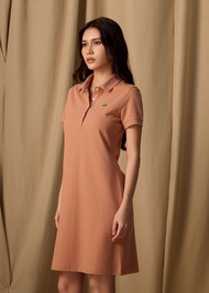 CROCODILE MOCHA MOUSSE BROWN ATHLETIC LENGTH DRESS ชุดเดรสสีนำ้ตาลมอคค่ามูส