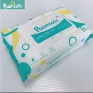 POOMSOFT Non Alcohol Baby Wet Wipes/Wet Tissue (80 Pcs/Pack)