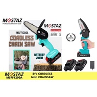 Mostaz 21v Li-Ion Compact Cordless Mini ChainSaw