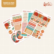 February Journal Kit Sticker Set | Self Love Stickers | Hartprints Journal Stickers
