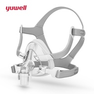 YUWELL หน้ากาก Cpap แบบ YF-02 Masker Full Face หยุดหายใจขณะหลับปากและตัวปิดจมูกพร้อมหมวกสำหรับเครื่อ