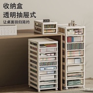 Drawer Storage Box Cosmetic Desktop Nail Jewelry Transparent Multi-Layer Storage Cabinet for Students with Wheels Sundries