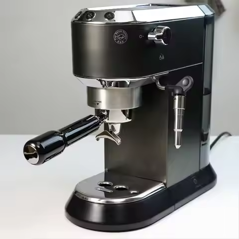 A59E 51mm Coffee Portafilter 3 Ears with Double Spout for Dedica EC680/EC685/EC785/EC820/EC850/EC860