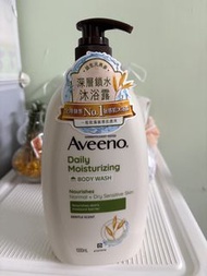 剩一支 Aveeno body wash 深層鎖水 沐浴露 1000ml （全新，屈臣氏購入）EXP 20280914