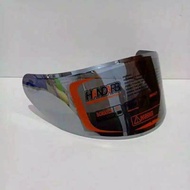 Flat visor NHK rx9 /kaca helm NHK flat RX 9 PNP GM race pro iridium silver iridium blue iridium gold