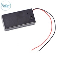 THEW 9V Volt PP3 Battery Holder Box DC Case With Wire Lead ON/OFF Switch Cover MY
