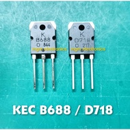 1pc. B688 / D718 KEC Silicon PNP / NPN Power Transistor