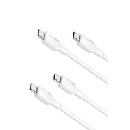 310 USB Type-C to USB Type-C Cables, 0.9 m, White, 2-Pack