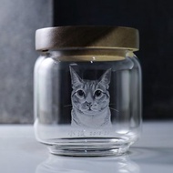 10cm【寵物貓咪雕刻】毛小孩在天堂明亮純淨的家 畫像訂做骨灰罐