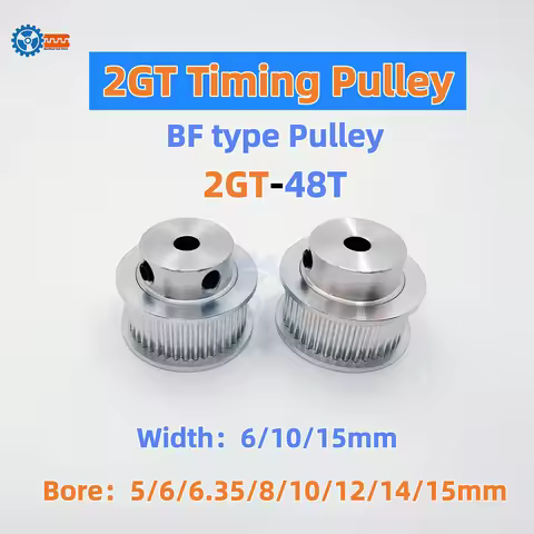 3D printer accessories 2GT synchronous wheel 2GT pulley Belt Width 6/10/15mm Inner Hole 5/6/6.35/8/1