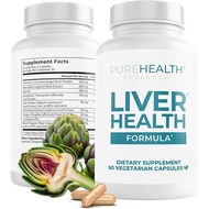 PUREHEALTH RESEARCH Liver Health – Liver Cleanse Detox & Repair with Extract,, Dandelion Root,, Beet