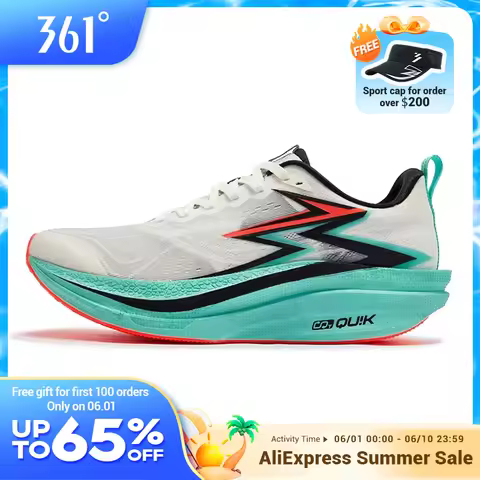 361 Degrees Flame 4.0 MIX Men‘s Running Shoes Racing Marathon Carbon Plate Stable Wear-resistant Jog