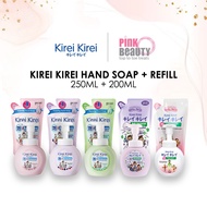 Kirei Kirei [Bundle of 3] Anti-Bacterial Hand Wash Hand Soap, Bottle 250ml + Refill 200ml Pack