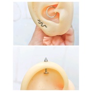 Titanium G23 lip earrings