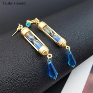 Tsukilslandd Vanitas Earrings The Case Study of Vanitas Karte Cosplay Props Earrings Ear Clip Neckla