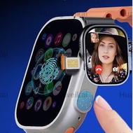 Latest Fingerprint unlock 4G SIM Card DW100 pro ultra 2 smartwatch 3+32GB AMOLED rotating camera dow