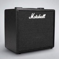 亞洲樂器 Marshall CODE25 CODE-25 藍芽數位電吉他音箱、24個效果器音色、首創支援 GATEWAY  無線音色調整 APP 、藍牙數位技術