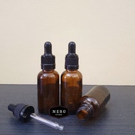30ml Brown Glass Pipette Bottle Serum Bottle/ Brown Amber Glass Dropper/ Essence Oil Bottle/ Amber B