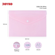 Map Kancing Plastik Data Bag Tas Joyko DBG-110 Pastel Color