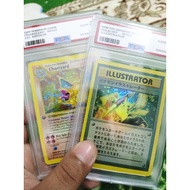 Pokemon Trading Card Game Charizard 1st edition Pikachu Illustrator rare vintage TCG 1996 2000 proxy