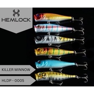 MINNOW POPPER HEMLOCK BAIT, MINNOW HEMLOCK KILLER 9cm | 14gram, Minnow POPPER HLDP 0005