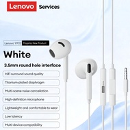 Lenovo YF02 Wired Earphones, Simple In-Ear Design With Type-C Or 3.5mm Interface, High-Fidelity Surr