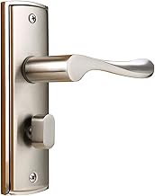 SCANBO Arc Handle Alloy Mortice Door Knob Leverset Closet Lockset Single Cylinder Lock