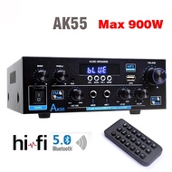 Auto-partner  HiFi Audio Amplifier Digital Bluetooth AMP RMS 70W+70W Channel 2.0  Inputs FM Radio AK