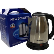 Teko Listrik 2 Liter Stainless Scarlett Otomatis Ceret Ketel Listrik